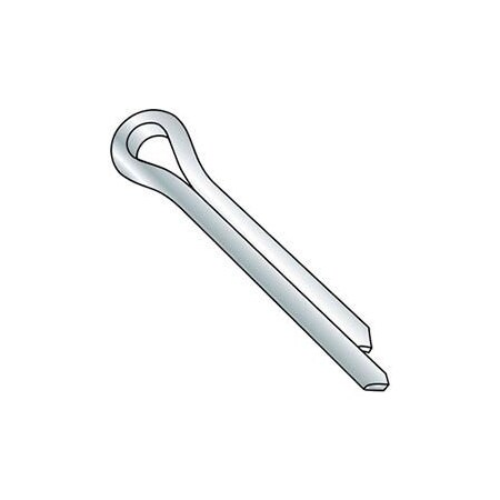 Titan Fasteners M3.2 x 32mm Cotter Pin - Steel - Clear Zinc - DIN 125B - Pkg of 100 BZC3.2032